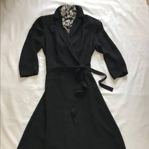 Black Talbots Wrap Dress